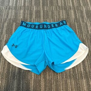 Size small blue  under armor shorts